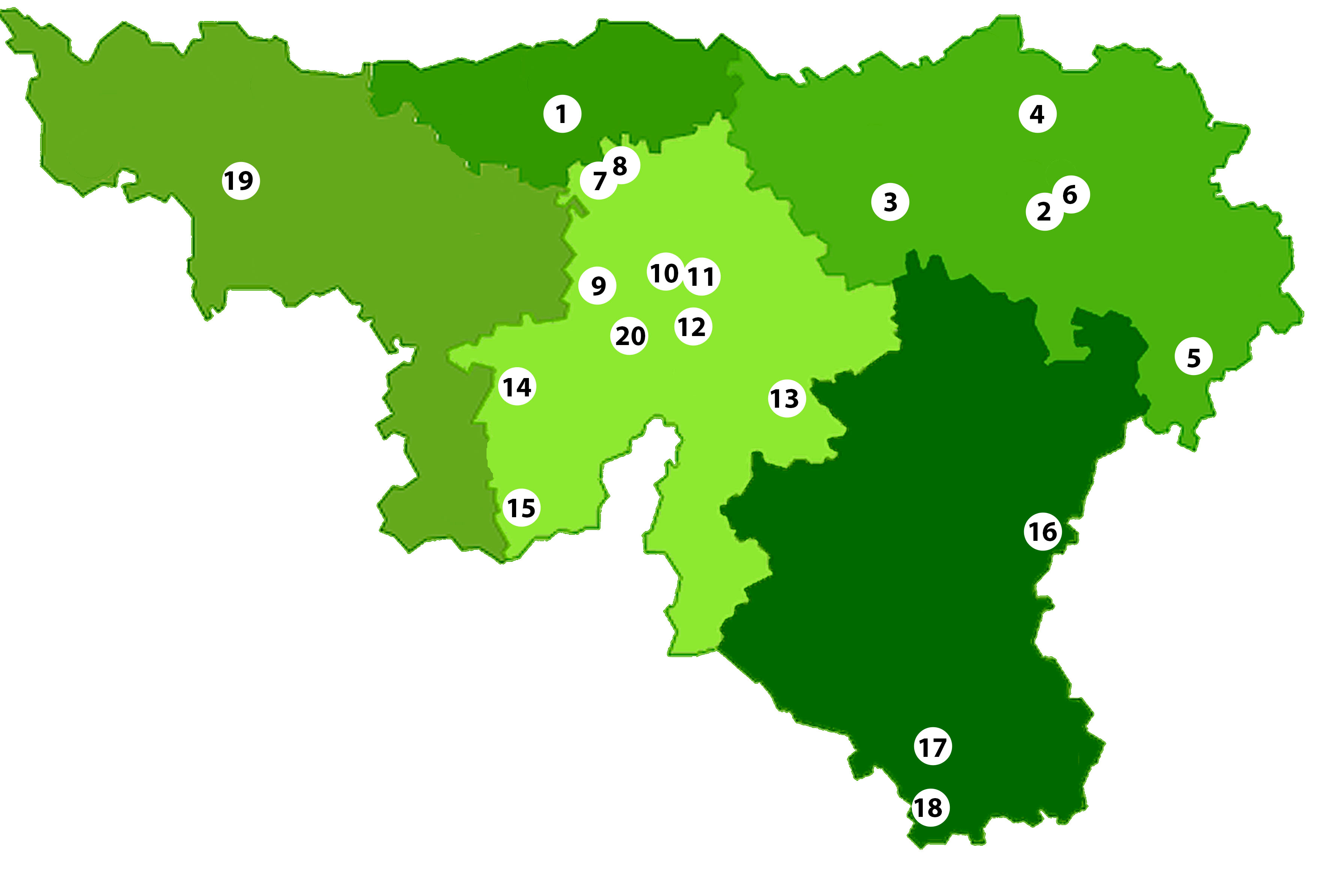 Carte des participants à la Journée CERTIFRUIT 2026