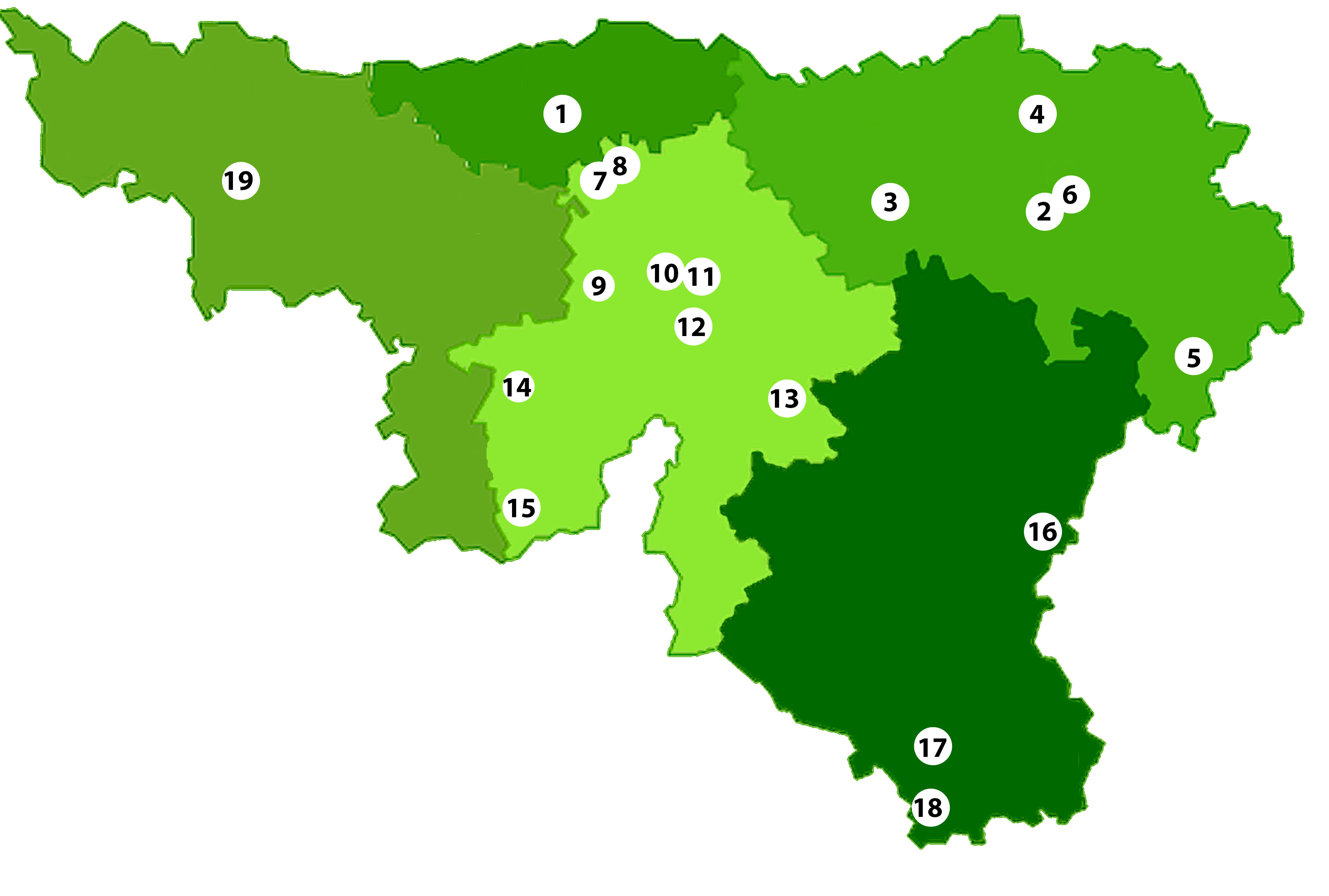 Carte des participants à la Journée CERTIFRUIT 2026